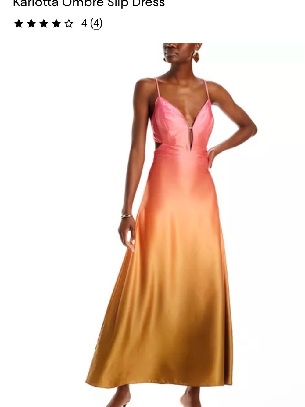 🦋 NWT Bardot Ombre Slip Dress